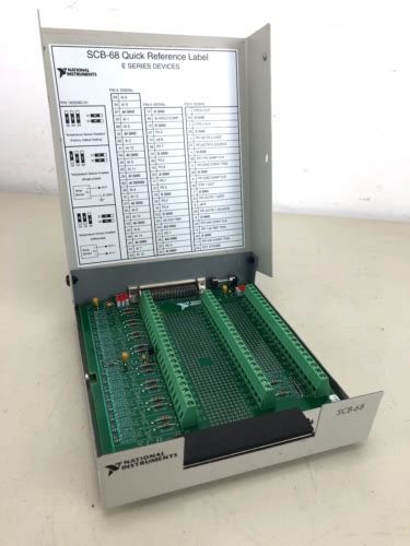 NI National Instruments SCB 68 Shielded I O Connector Block For 68 PIN