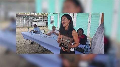 U S Ambassador Michelle Kwan Visits Peini Love Fm Belize News And Music Power