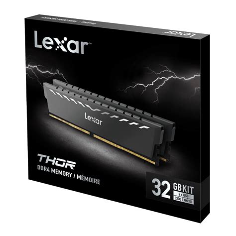 Ram Desktop Lexar THOR LD4BU016G R3200GDXG 32GB 2X16GB DDR4 3200MHZ