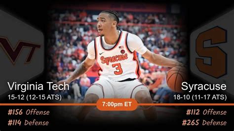 Hokies Vs Orange Predictions 2 27 2024