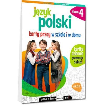 J Zyk Polski Karty Pracy W Szkole I W Domu Klasa