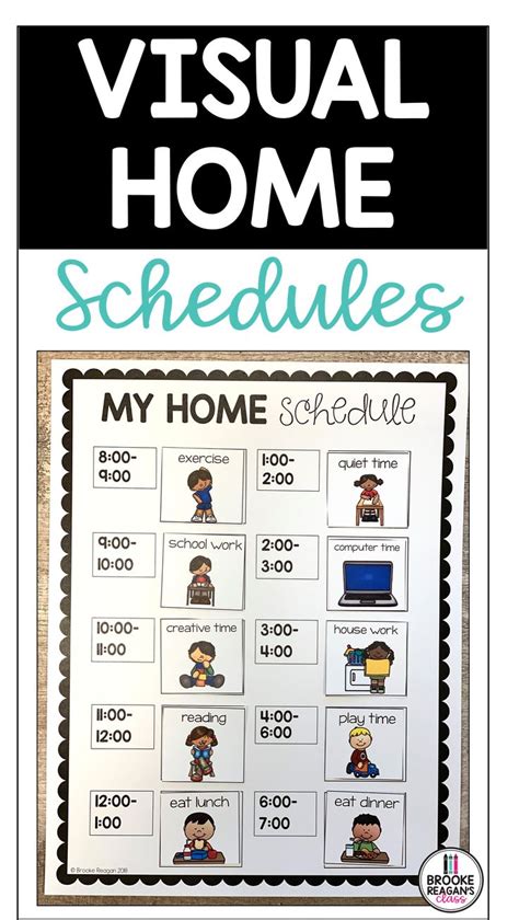 Free Printable Visual Schedule