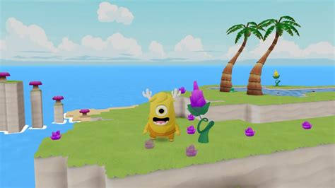 Dojo Islands Get Coconuts From Giant Purple Flower Youtube