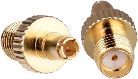 Wodgreat 2pcs Sma Female To Ts9 Male Adapter Rf Coaxial Connectors Gold