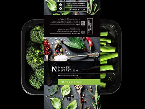 Naked Nutrition Meal Preparation Packaging Design