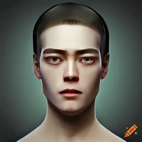 Ai generated face of men on Craiyon