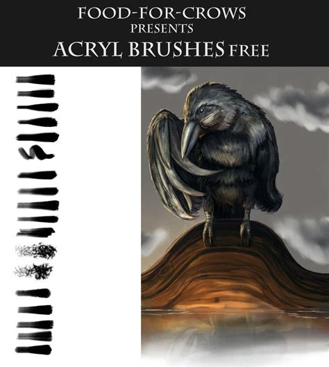 Acryl Brushes Free Crow Brush Free