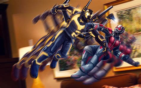 Antman Vs Yellowjacket By Agussw On Deviantart