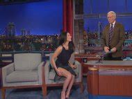 Naked Olivia Munn In Late Show With David Letterman