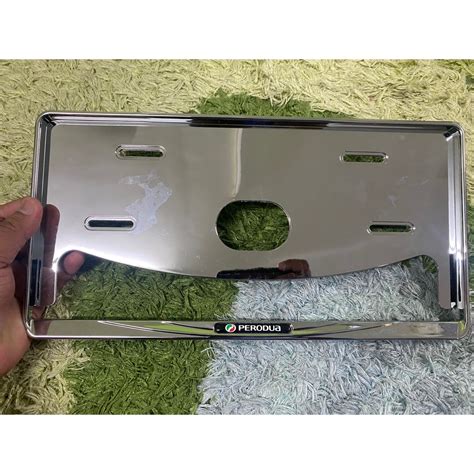 Frame Plate Perodua Daihatsu Chrome D Sport Daihatsu Sirion Passo Myvi