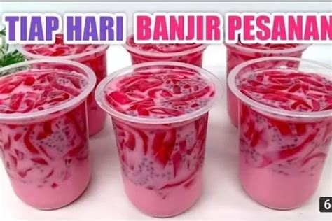 Minuman Es Jelly Kekinian Rasanya Enak Super Segar Dan Cocok Buat