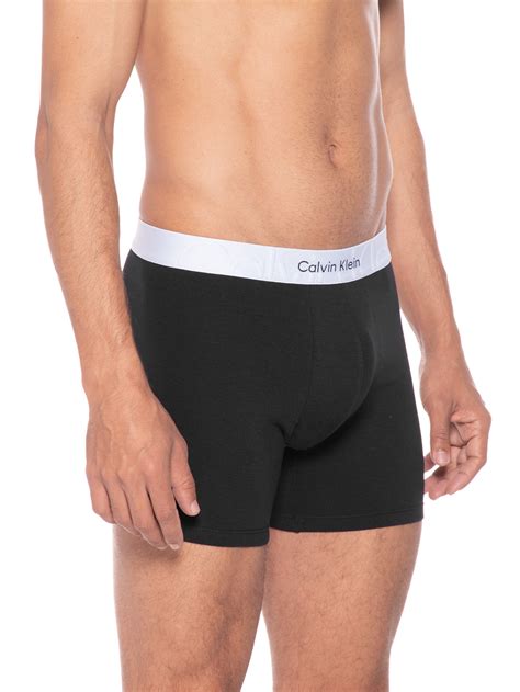 Cueca Boxer Cotton Monolith Calvin Klein Underwear Preto Shop2gether