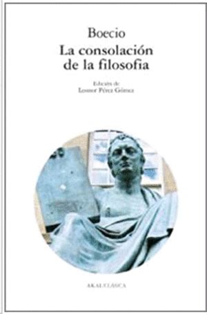 Consolaci N De La Filosof A La Boecio Severino Libro En Papel