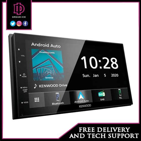 Kenwood Dmx Dabs Double Din Headunit Dream Ice