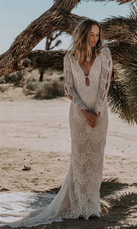 Abbott Jane Birkin Hippie Wedding Dress Boho Wedding Dress Hippie