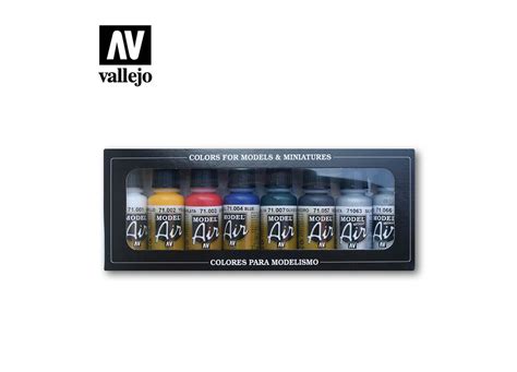 Vallejo Model Air Paint Set - Basic Colors - Everything Airbrush