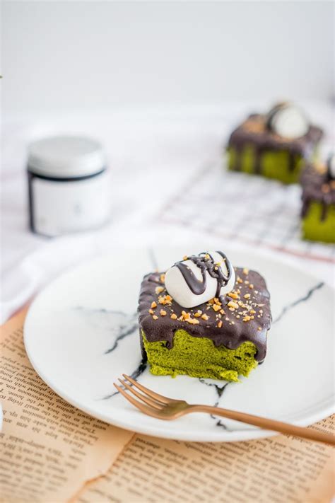 Mini Matcha Chiffon Cake Niko Neko Matcha