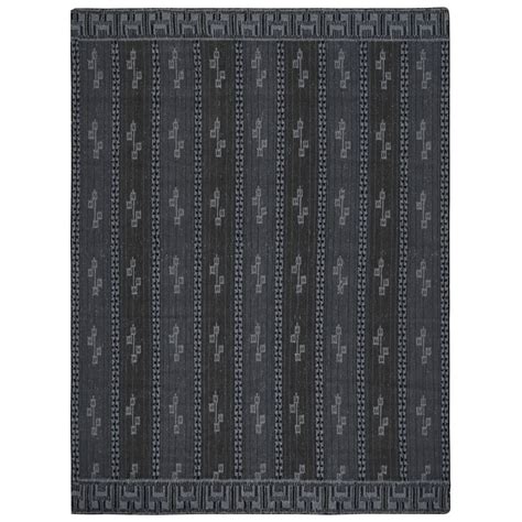 Rug And Kilims Scandinavian Style Rug In Blue And Gray With Geometric