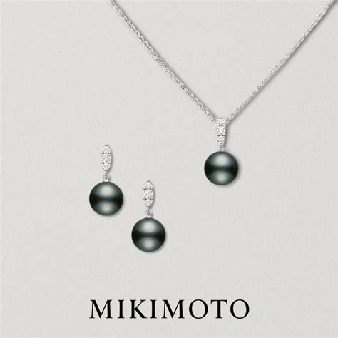 Mikimoto Earrings and Necklace | Mikimoto jewelry, Mikimoto, Mikimoto pearl earrings