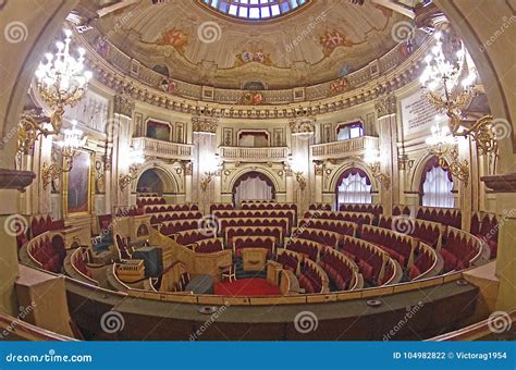 El Parlamento Subalpino En Palazzo Carignano Torino Fotografía