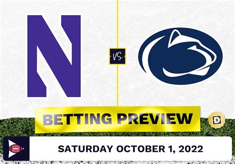 Northwestern Vs Penn State Cfb Prediction And Odds Oct 1 2022