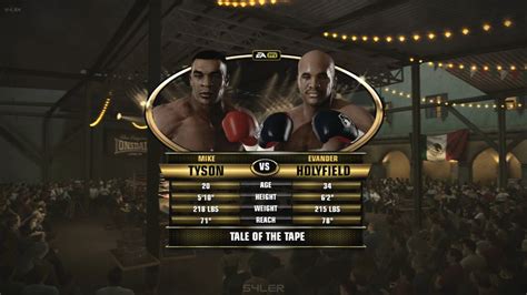 Mike Tyson Vs Evander Holyfield Npc Virtual Boxing Match Fight