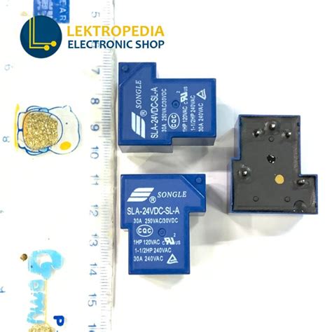 Jual Relay Kodok Songle 24V 30A 5 Pin 5p Kaki PCB Shopee Indonesia