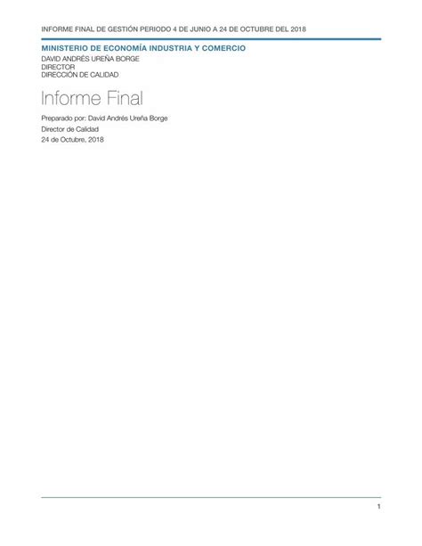 Pdf Ministerio De Econom A Industria Y Comercioreventazon Meic Go Cr