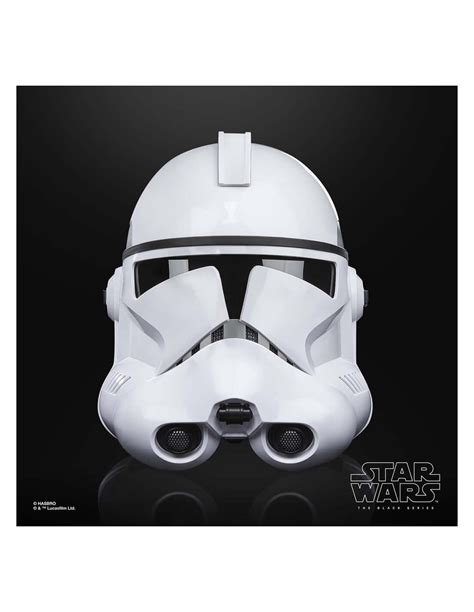 Pixelatoy Phase Ii Clone Trooper Premium Electronic Helmet The Black