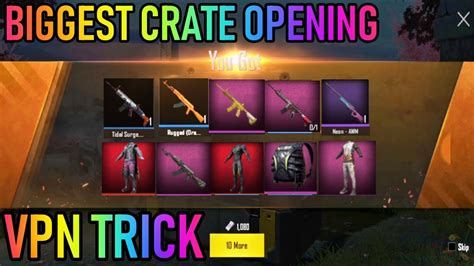 NEW TRICK GET ALWAYS LEGENDRY ITEMS IN PUBG MOBILE 100 CRATE OPENING