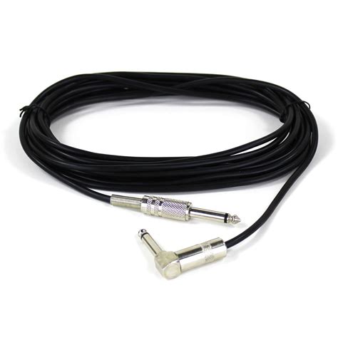 Zozo Ft Straight Right Angle Guitar Bass Instrument Cable