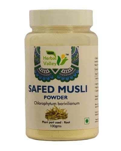 Asparagus Adcendens White Safed Musli Powder Musli Powder Pro