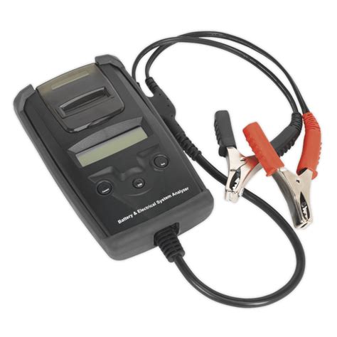 Digital Battery Alternator Tester With Printer Anvil Tool