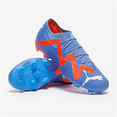 Puma Future Ultimate Low Fgag Bleu Lueurblanc Pumaorange Ultra