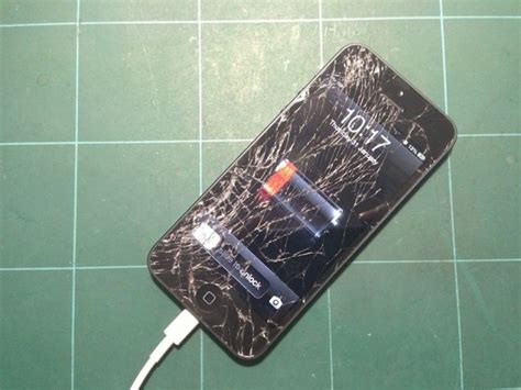 Broken Iphone 5c Screen