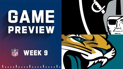 Las Vegas Raiders Vs Jacksonville Jaguars 2022 Week 9 Game Preview