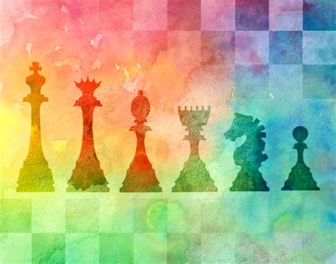 Colorful Chess Art