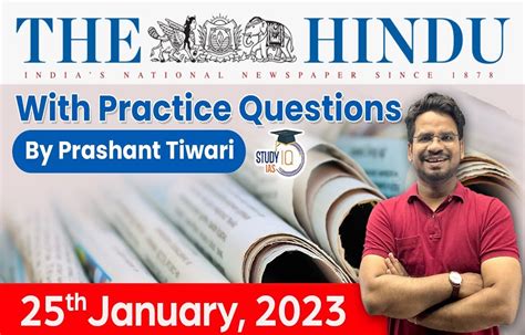 The Hindu Newspaper Analysis 25 Jan 2023 Daily Analysis