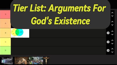 Tier List Arguments For Gods Existence Youtube