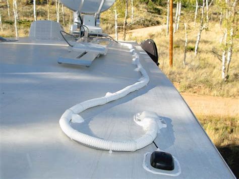 How To Mount Satellite Internet Dish on RV Roof and Wire Cables in ...