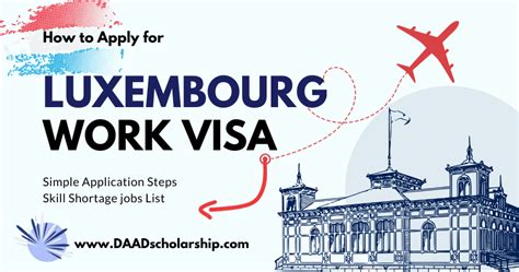 Luxembourg Work VISA 2024 Application Process And Requirements DAAD