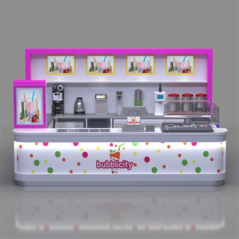 New Invention Bubble Tea Booth Classic Drink Stand To Egypt