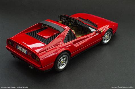 Hasegawa Ferrari 328 GTS 1/24. Photographs.