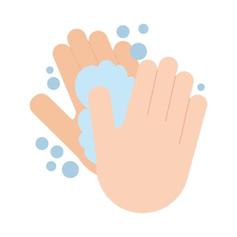 Hands Wash Flat Style Icon Vector Art At Vecteezy