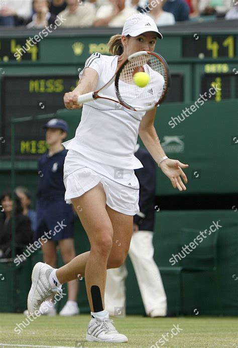 Justine Henin Belgiums Justine Henin Returns Editorial Stock Photo