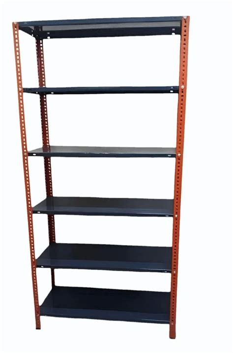 Powder Coated Mild Steel File Storage Racks Wall Mount 6 Shelves At