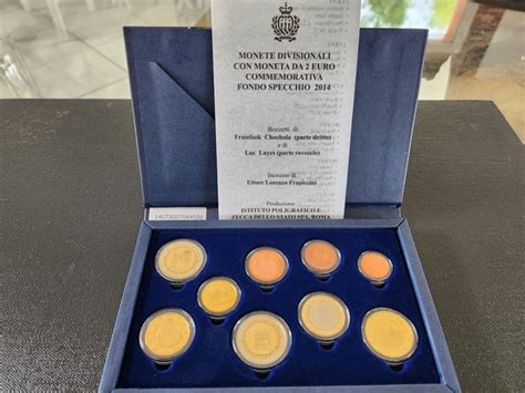 San Marino Proof Set 2014 Incl 2 Euro Commemorative Catawiki