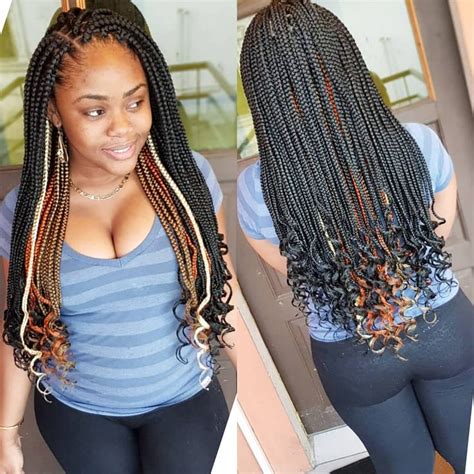 Ceces Braiding On Instagram “do You Like It😍😍😍😍 Box Braids With A