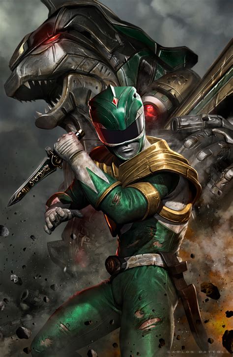 Green Ranger Dragonzord Wallpaper