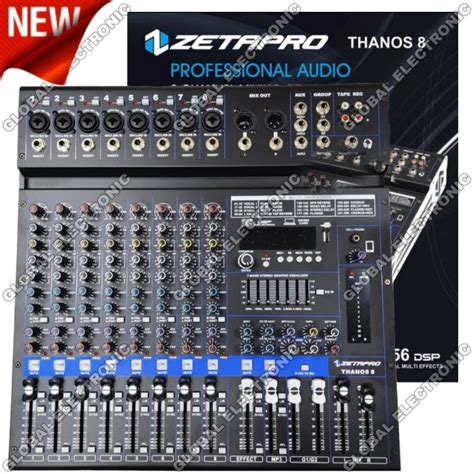 Mixer Audio Zetapro Thanos Channel Mixer Zetapro Thanos Lazada